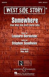 Somewhere SATB choral sheet music cover